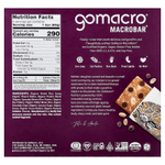 GoMacro, MacroBar®, протеиновое наслаждение, арахисовая паста и шоколадная крошка, 4 батончика по 69 г (2,4 унции)
