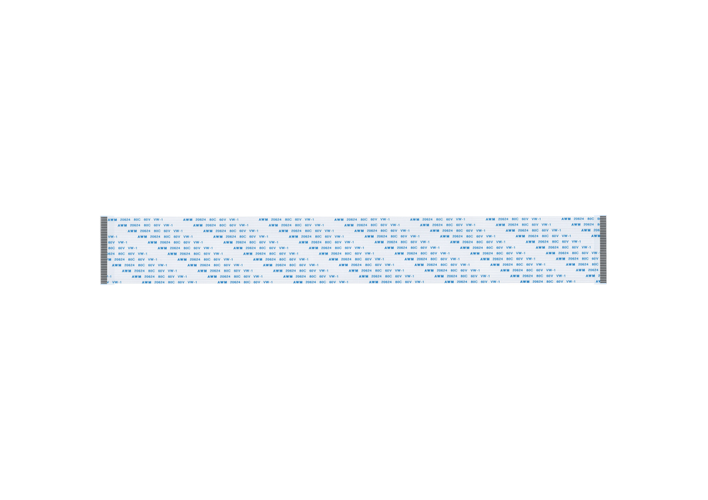 Шлейф 40 pin, 30 см, шаг 1 мм FFC, прямой А