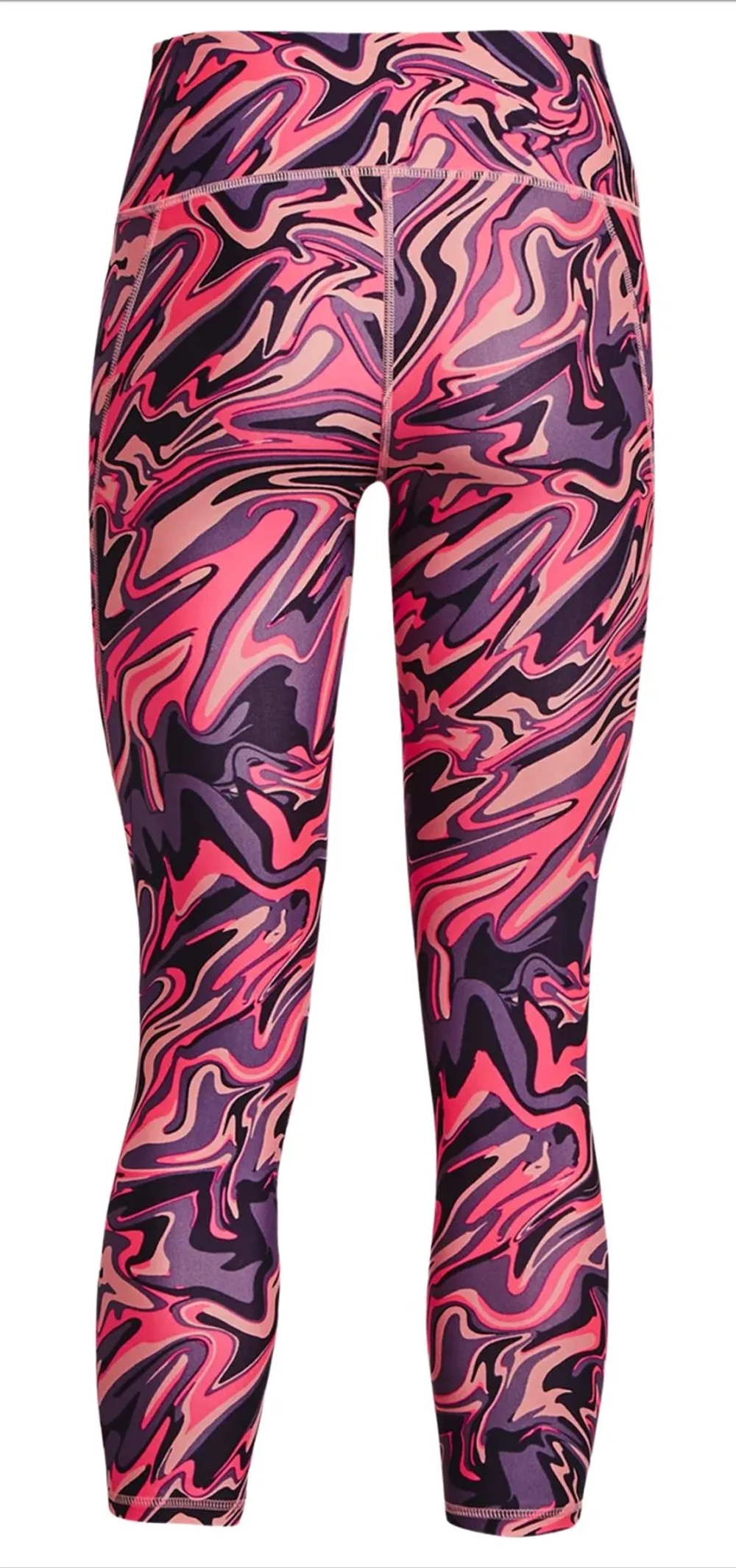 Леггинсы Under Armour Women's HeatGear No-Slip Waistband Printed Ankle - posh pink/tux purple