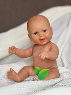Кукла для девочки виниловая 30см Новорожденная без одежды (7078)