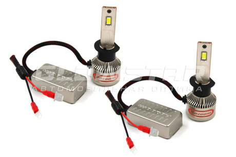 Aozoom P10 H1 с вентилятором 12V 55W 3500Lm (комплект, 2шт)