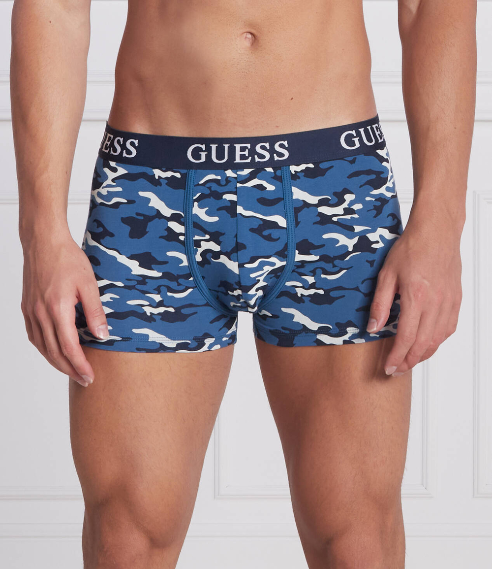 трусики-боксеры 3 шт. Guess Underwear - голубой(U2BG05 K6YW0)
