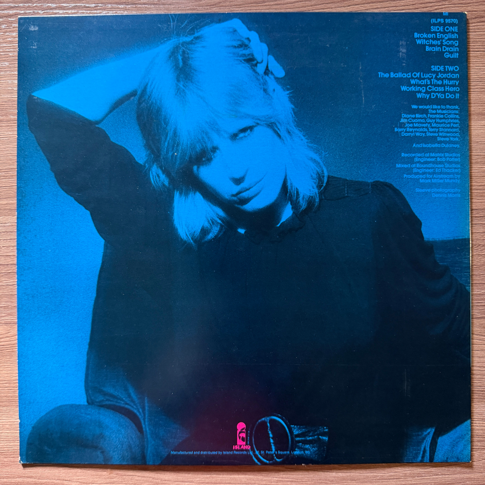 Marianne Faithfull ‎– Broken English (Англия 1979г.)
