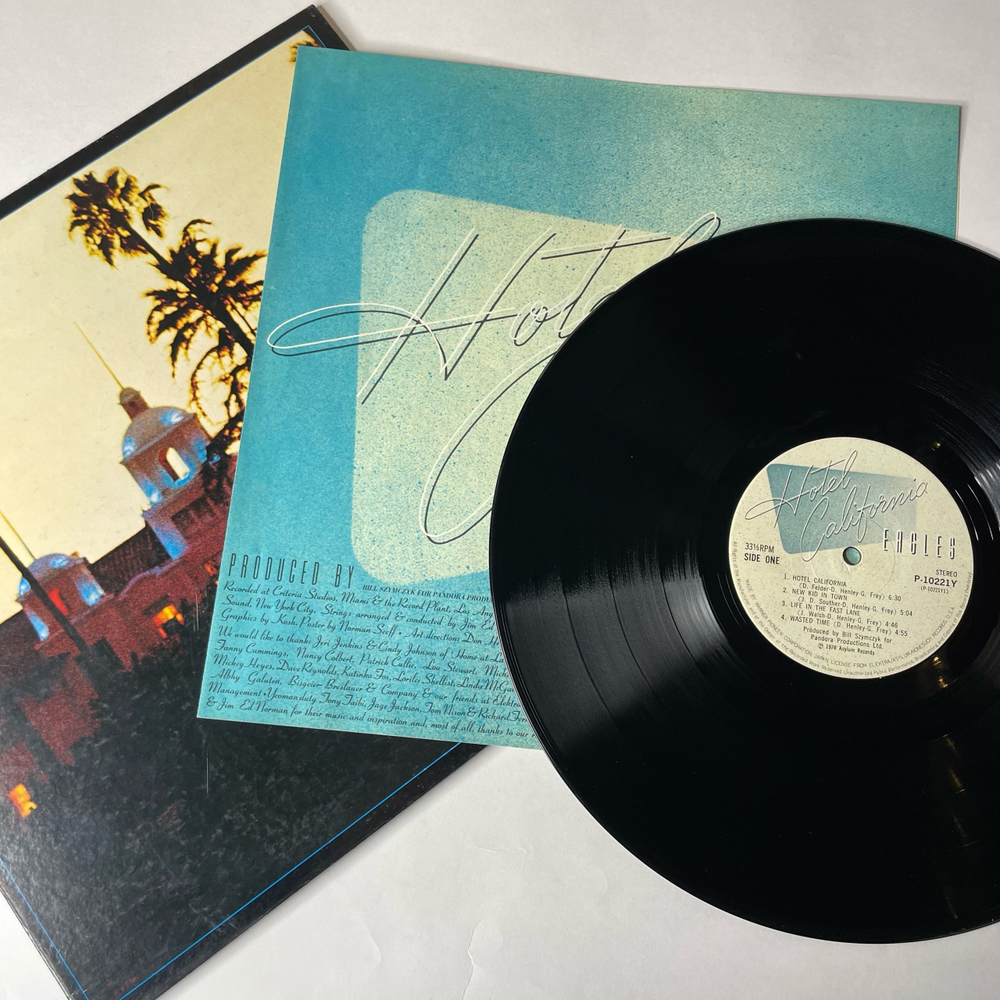 Винтажная виниловая пластинка LP Eagles Hotel California (Япония 1976) (Без Оби)