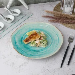 Тарелка d 26,5 см h3 см Sea Blue Frutti di Mare P.L. [1]
