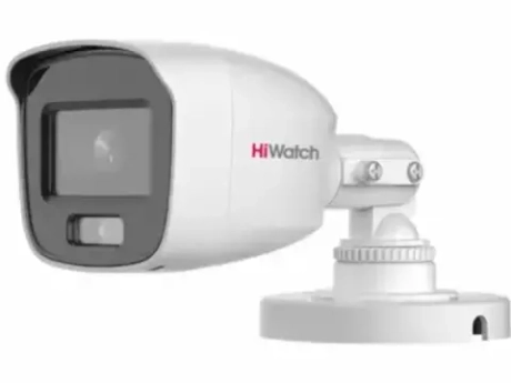 Уличная HD-TVI камера с LED-подсветкой, встроенным микрофоном и ColorVu DS-T200L(B)(2.8mm) HiWatch