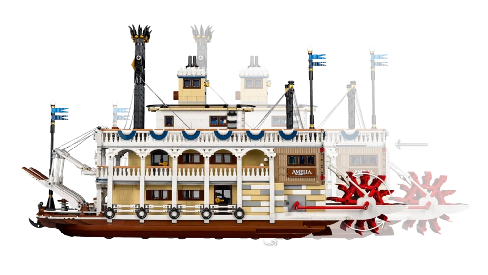 Конструктор LEGO Ideas 21356 Речной пароход