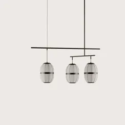 Подвесной светильник Pull C1249/3 Matt black/Matt black