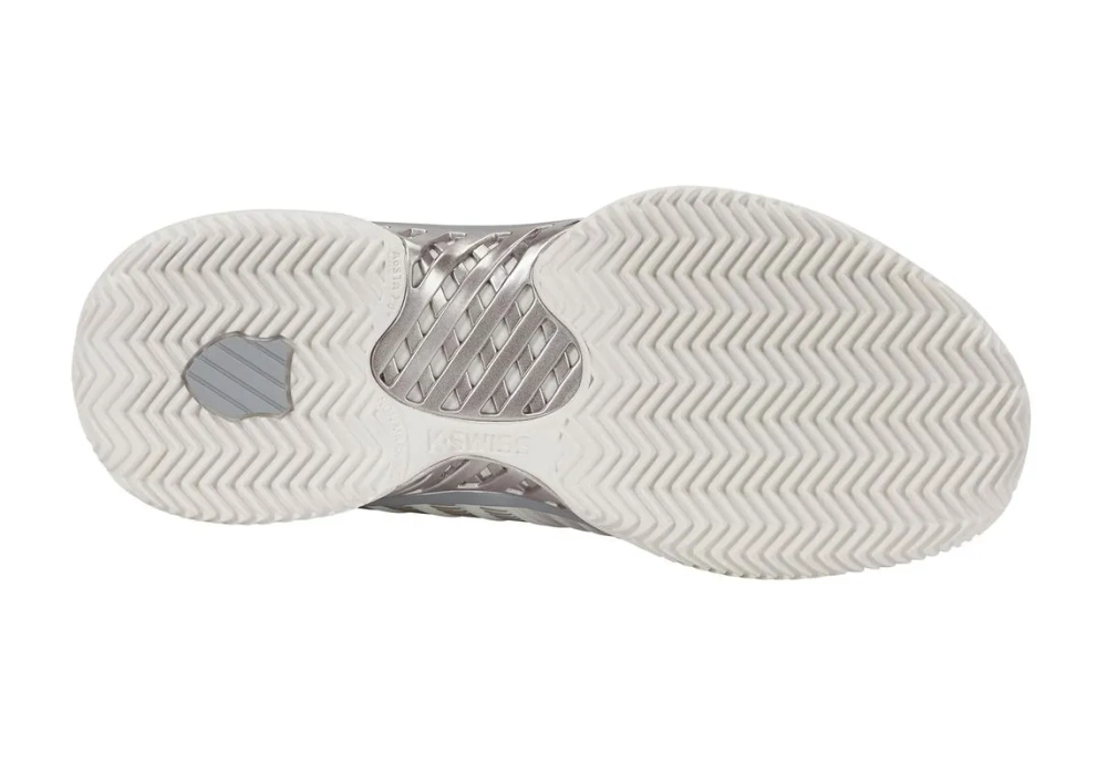 Женские Кроссовки теннисные K-Swiss Express Light 3 Clay - blanc de blanc/ultimate gray/rose gold