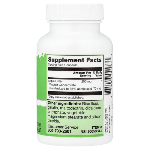 Vitacost, Apple Cider Vinegar, 200 mg, 240 Capsules