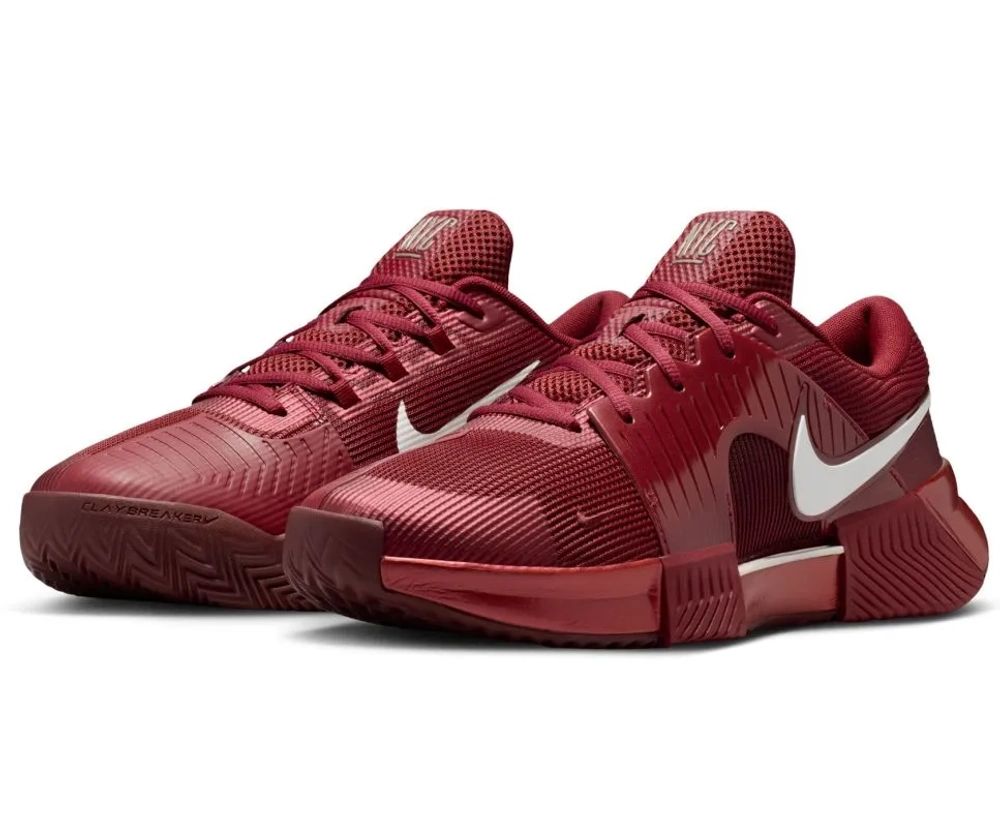 Мужские кроссовки теннисные Nike Zoom GP Challenge 1.5 Clay Premium - team red/green spark/pale beige