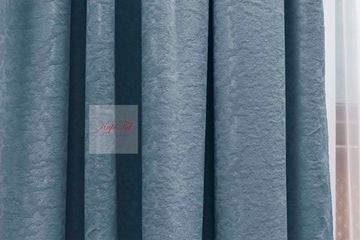 Комплект штор Луи (Indigo). Шторы из стриженного бархата