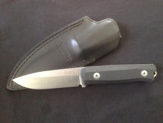 Нож Lion Steel "Bushcraft-R" L/B40 SatBkG10R