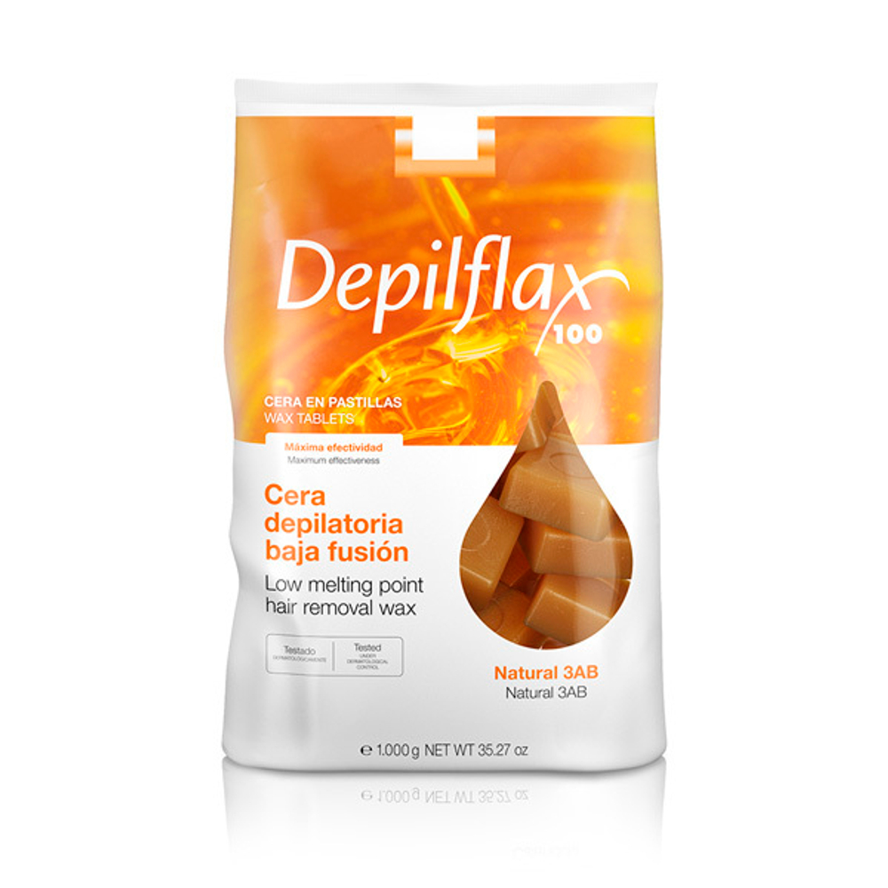 Воск горячий в брикетах Depilflax Extra Натуральный 1000г