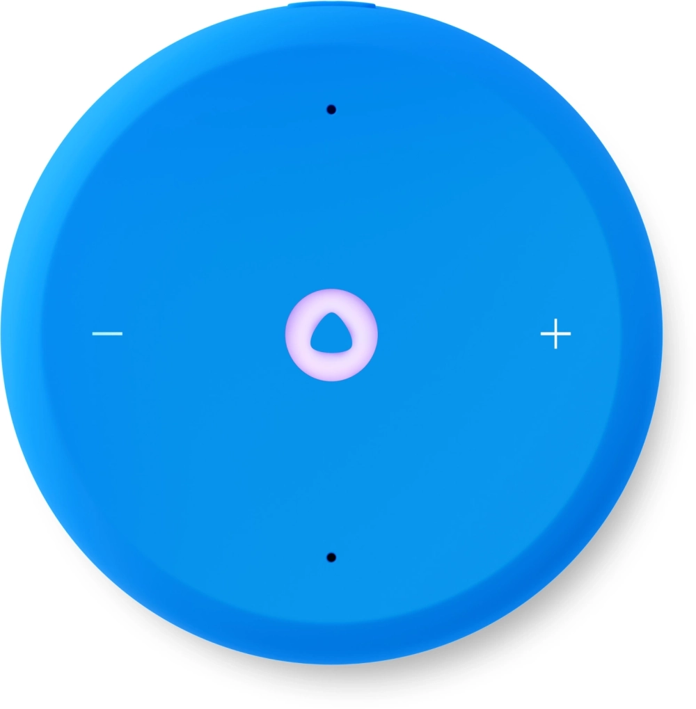 Умная колонка Yandex Станция Лайт 2 Алиса синий 6W 1.0 BT/Wi-Fi 10м (YNDX-00026BLU)