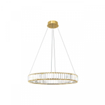 Подвесная светодиодная люстра Loft It Crystal ring 10135/600 Gold