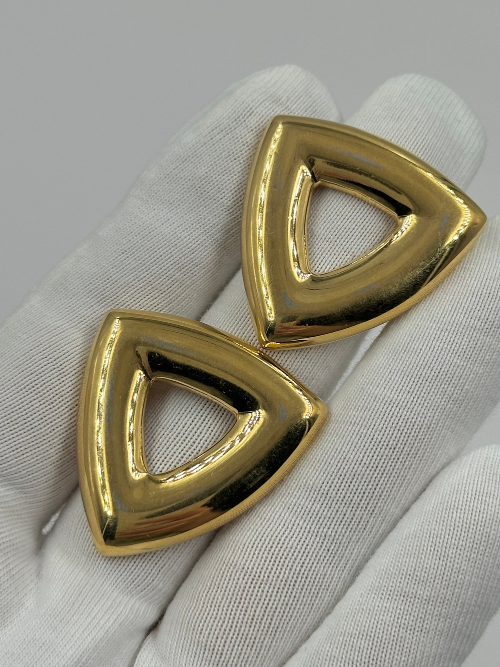Серьги треугольные Monet