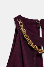 ДЛИННЫЙ КОМБИНЕЗОН С КОЛЬЕ — ZARA