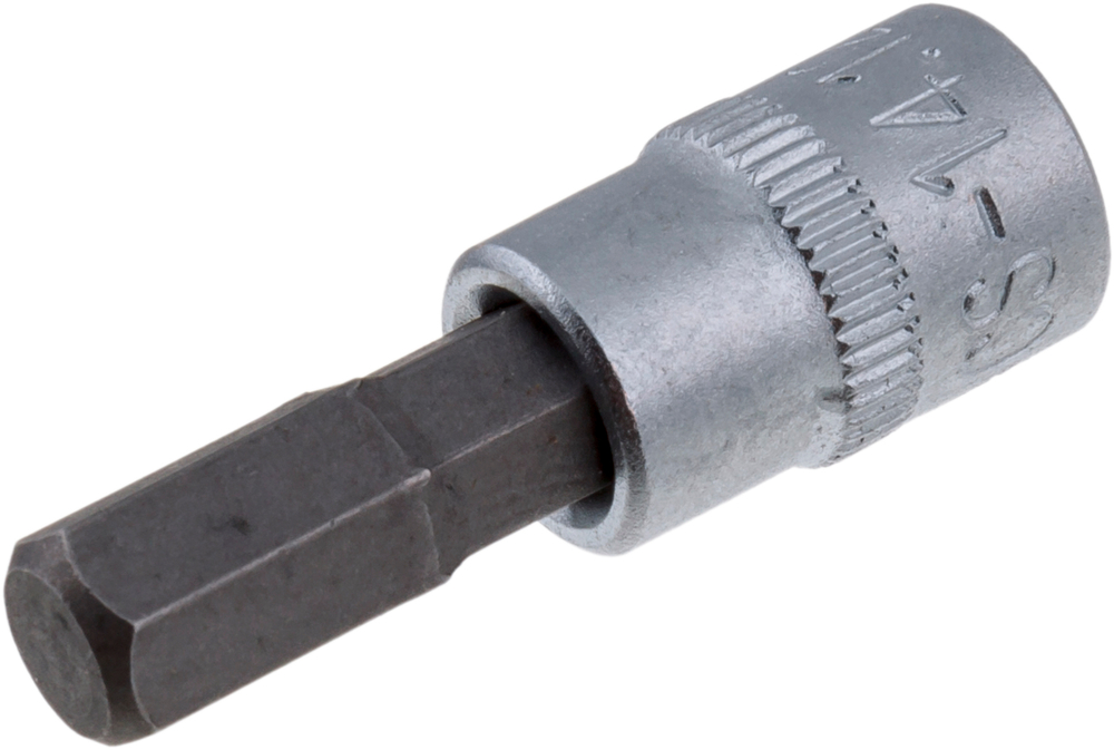 Торцевая головка короткая с битой 1/4" H4, СТАНКОИМПОРТ, CS-14.12.H4