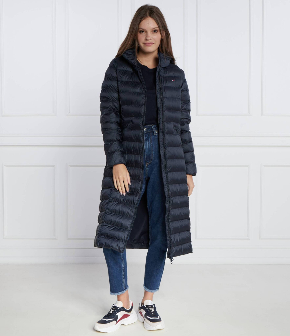 Куртка MW PADDED GLOBAL STRIPE MAXI Tommy Hilfiger - темно-синий(WW0WW39863)