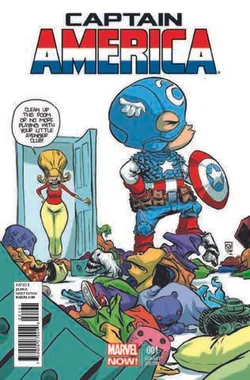 Captain America №1 (Variant Cover by Skottie Young)