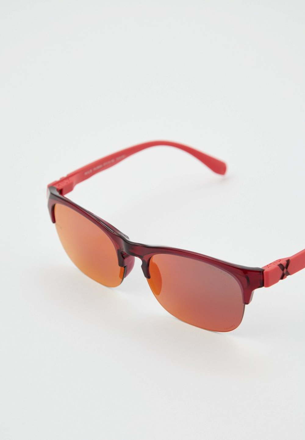 Спортивные очки HILX Interloop Shiny Crystal Dark Red Matt Solid Red / Red Mirror Polarized Lens