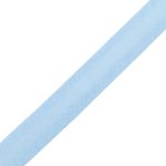 Косая бейка хлопковая 15 мм / 132±1 метра, ≈2.48 г/м², 015 св. голубой