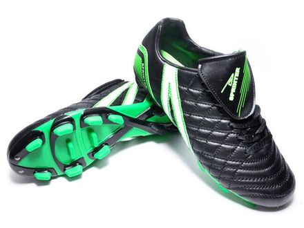 Футбольные бутсы с овальными шипами SPRINTER BLACK :AX3565-44