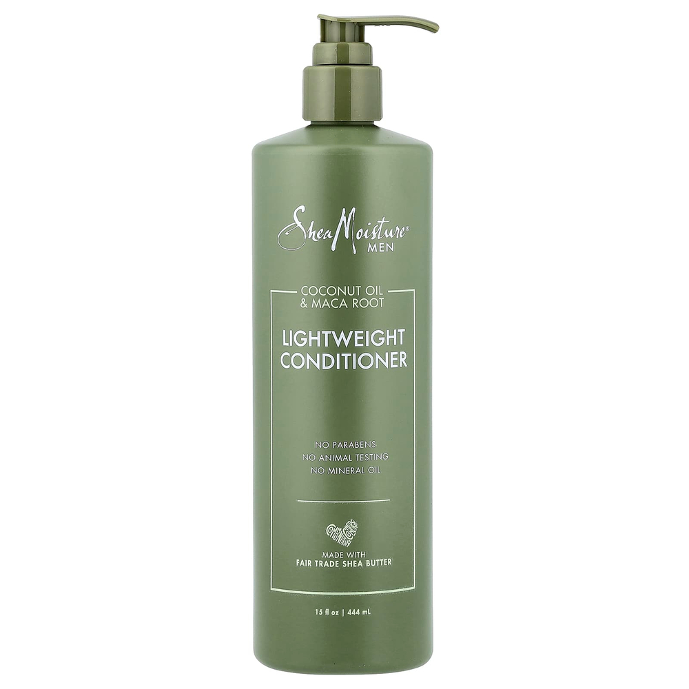 SheaMoisture, Для мужчин, легкий кондиционер, кокосовое масло и корень маки, 444 мл (15 жидк. унц.)
