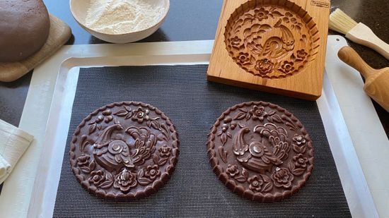 Печатный пряник Птица счастья Городская птица