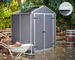 Сарай из поликарбоната Palram Rubicon 6x5 grey