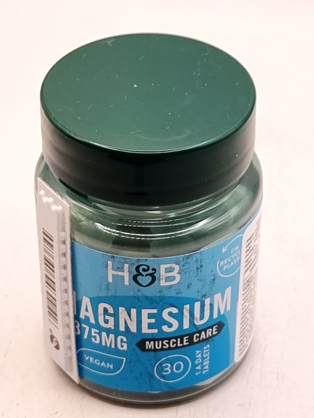 Holland & Barrett Magnesium Магний 375 мг 30 таблеток веганские (из Финляндии)