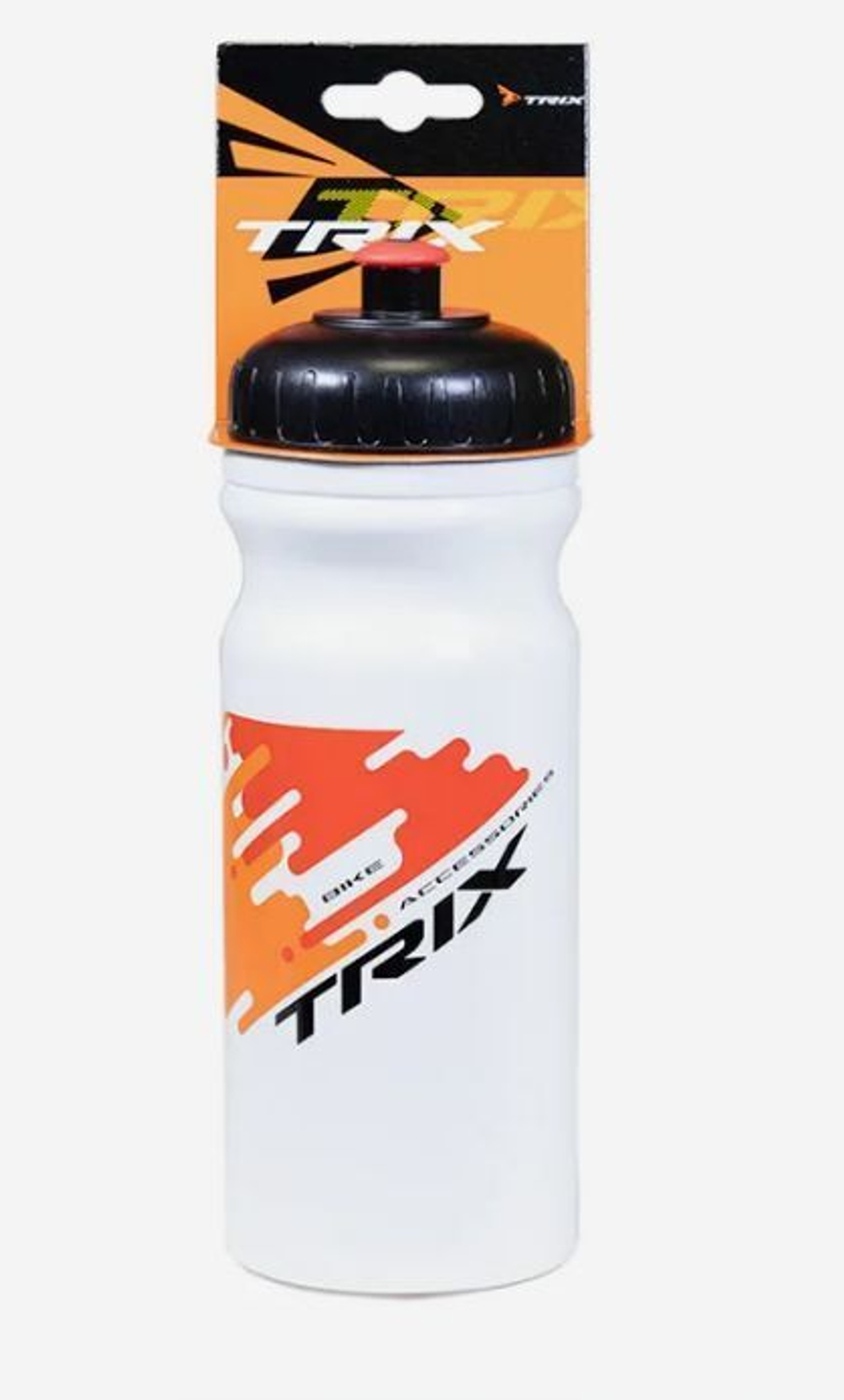 Фляга TRIX, 680 мл, LDPE, красно-черно-белая
