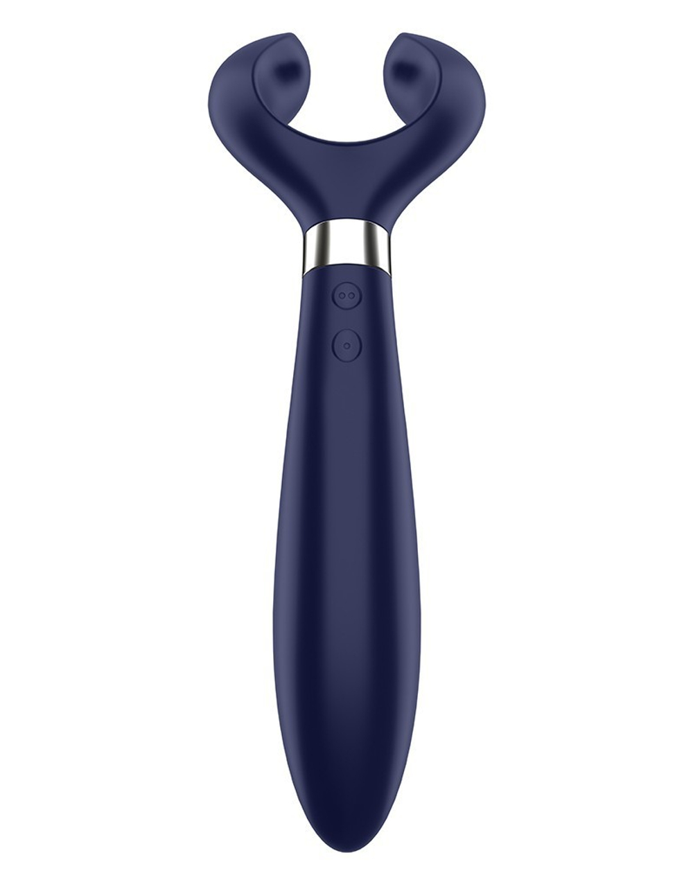 Синий вибромассажер для пар Satisfyer Partner Multifun 3