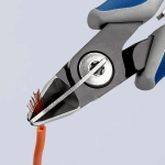 Прецизионные кусачки боковые для электроники чернёные 125 мм Knipex 79 52 125