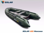 Лодка надувная моторная solar-480 к