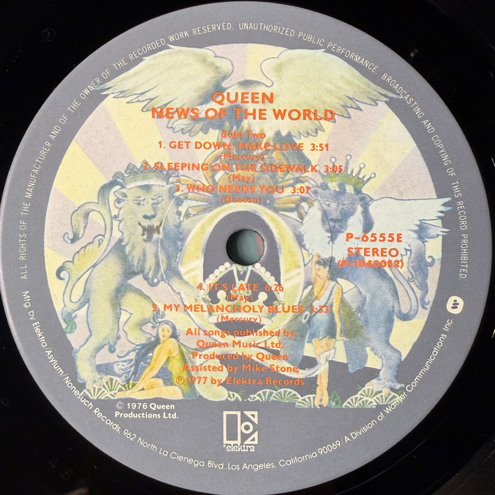 Queen ‎– News Of The World (Япония 1981г.)