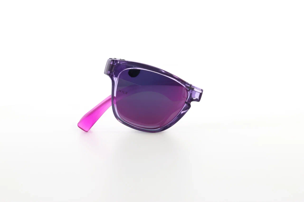 Спортивные очки HILX Unfold Shiny Crystal Purple / Purple Polarized Lens