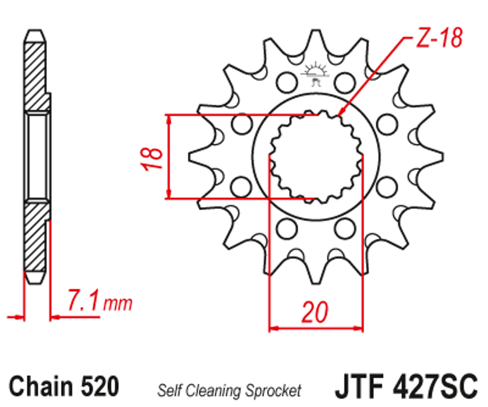 Звезда JTF427.13SC
