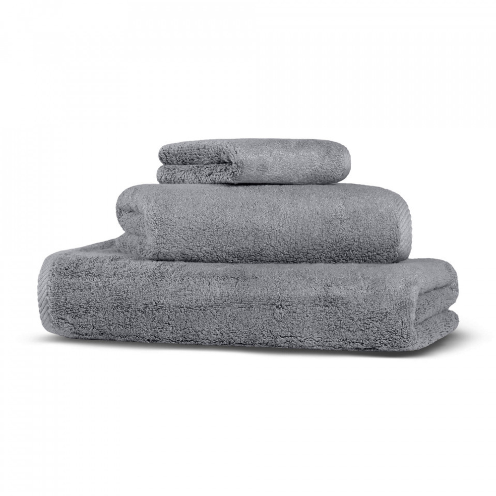 Полотенце 100x150 Hamam Glam dark frost серо-голубой