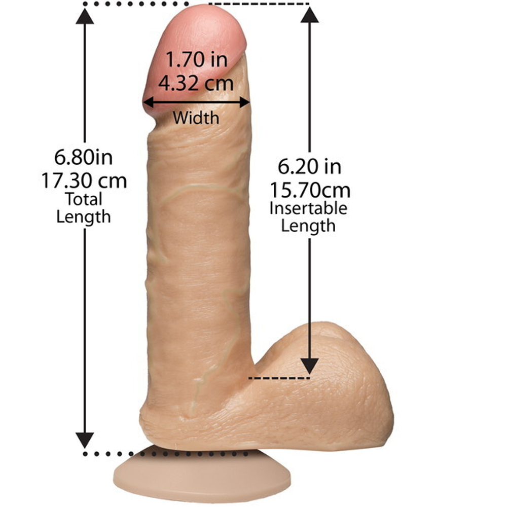 Реалистик 6''The Realistic Cock (Цвет: телесный)