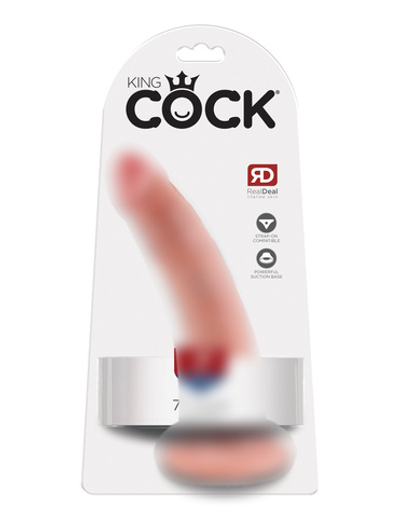 Фаллоимитатор King Cock 7" Cock - Flesh Pipedream 550221PD