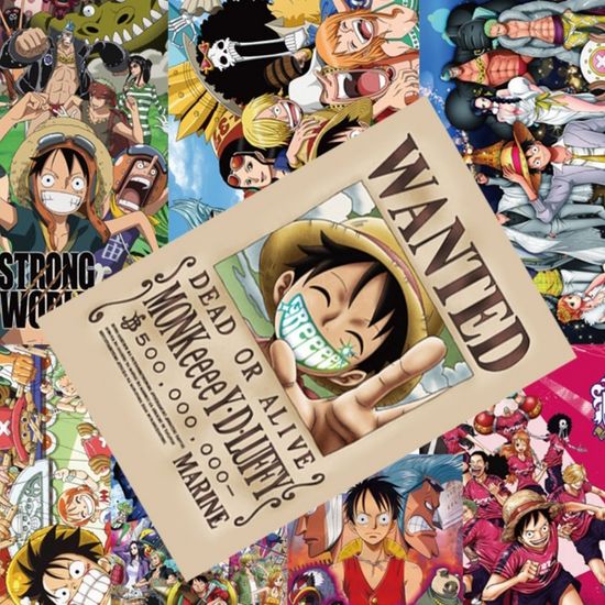 Набор постеров Ван Пис, One Piece. 8 шт, 42х29см