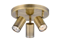 Светильник Sfera Sveta 8766-03/P302 AB, 3×15 Вт, бронзовый