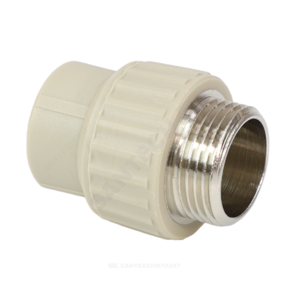 Муфта PP-R комбинированная серая Дн 25х1" НР VALFEX 10130225Г