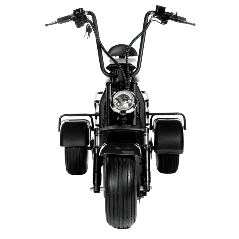 ЭЛЕКТРОСКУТЕР CITYCOCO GT X5 TRIKE 1500W 15AH 48V Черный