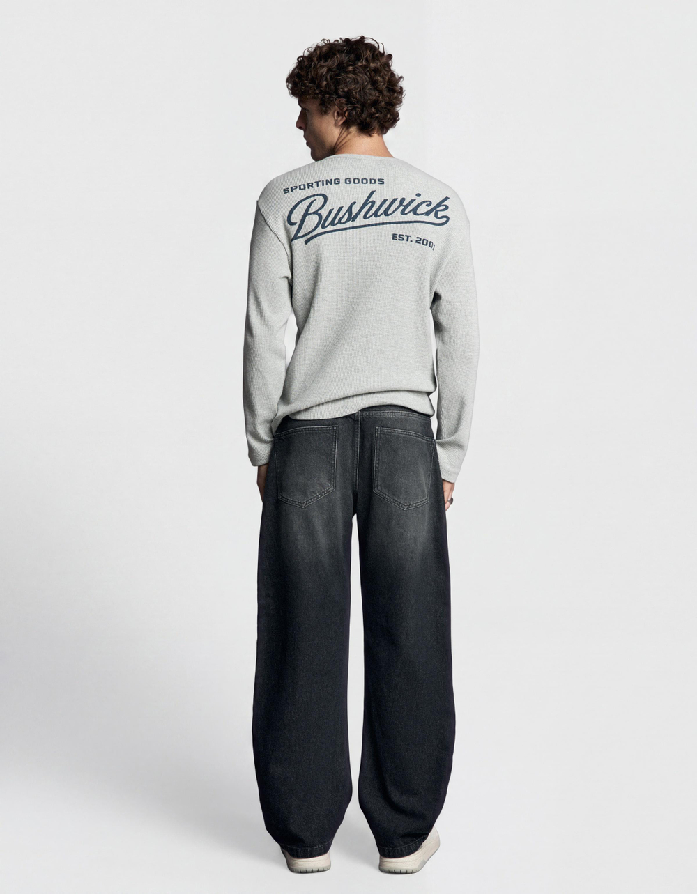 Мужские джинсы twisted barrel fit - BERSHKA