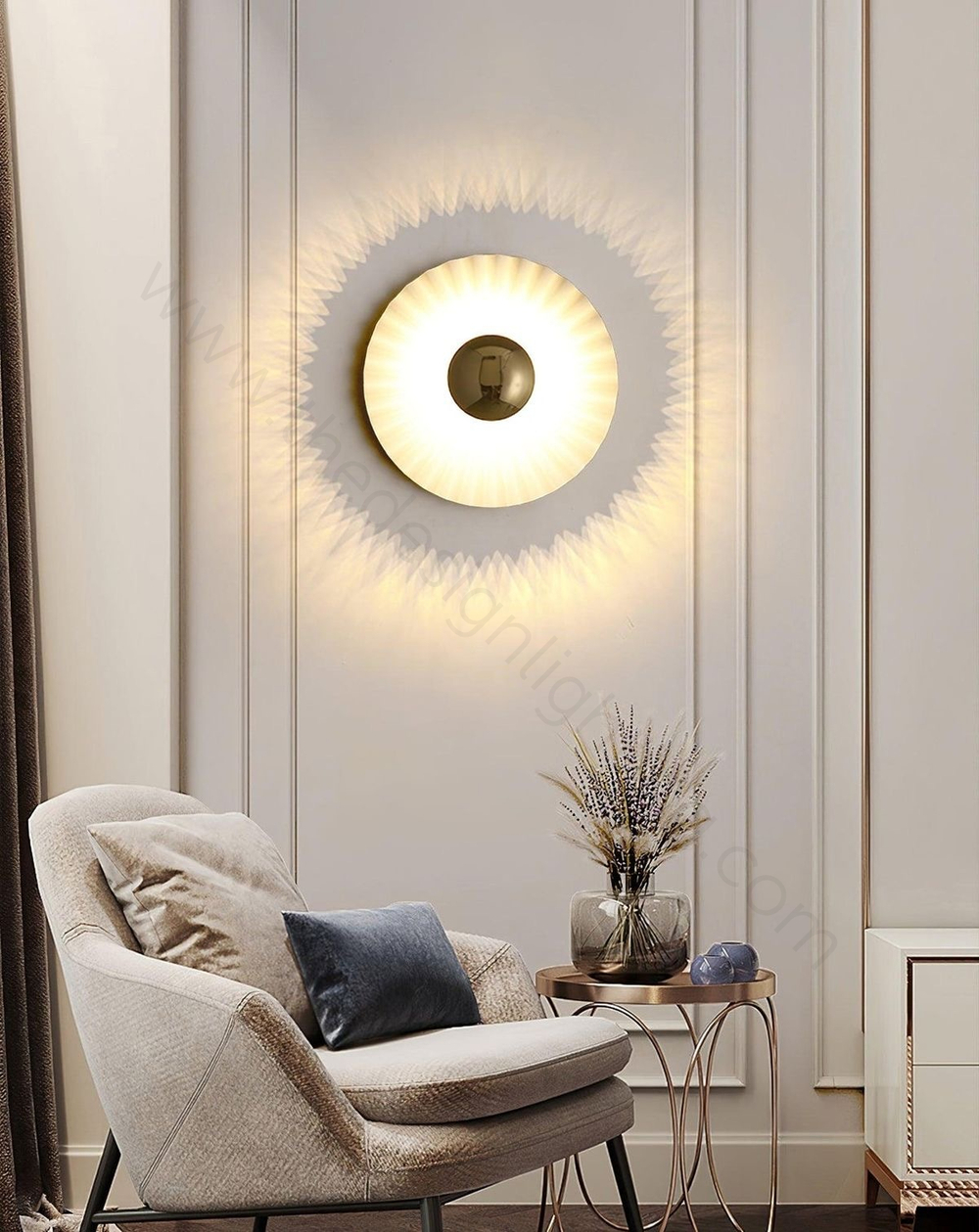 Wall design lamp Reine by Roche Bobois