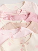 Комбинезон / Cлип для малышей Next AW2-290, 7 шт., Розовый, Бежевый