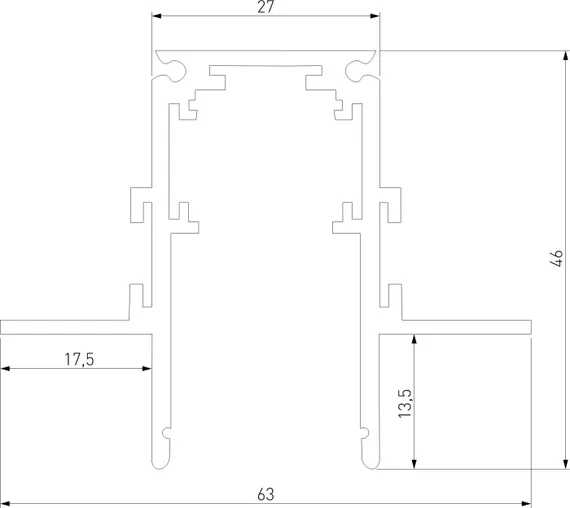 Шинопровод Slim Magnetic 85208/00 Elektrostandard
